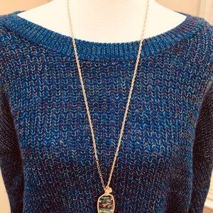 Express Open Detail Back Multi Thread Sweater 💕